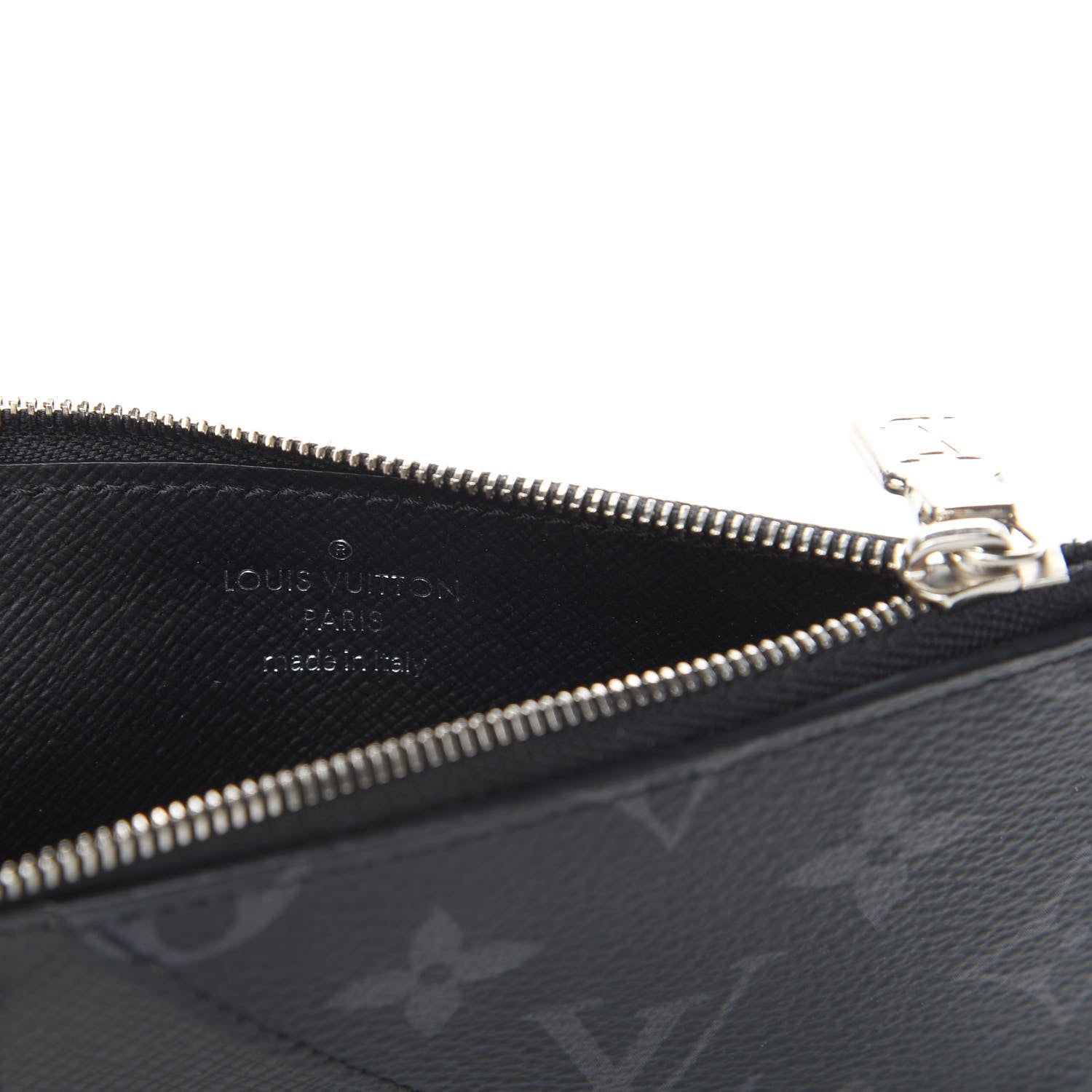 Louis Vuitton Monogram Eclipse Taiga Coin Card Holder 6 of 6