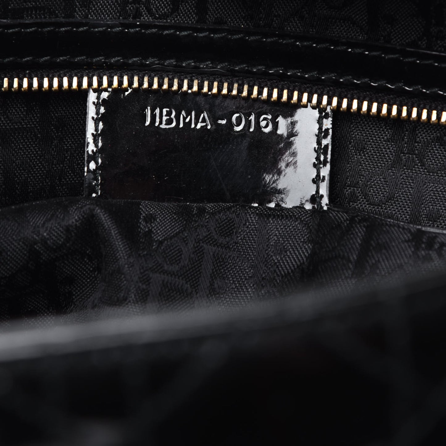 Patent Cannage Large Lady Dior Black
