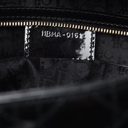 Christian Dior Patent Cannage Large Lady Dior Black 8 of 10