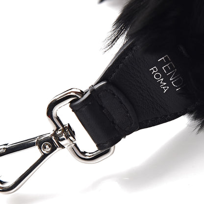 Fendi Alpaca Fur Vitello Dolce Strap You Black 5 of 5