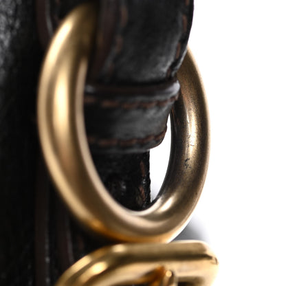 Prada Cervo Antik Shoulder Bag Black 16 of 24