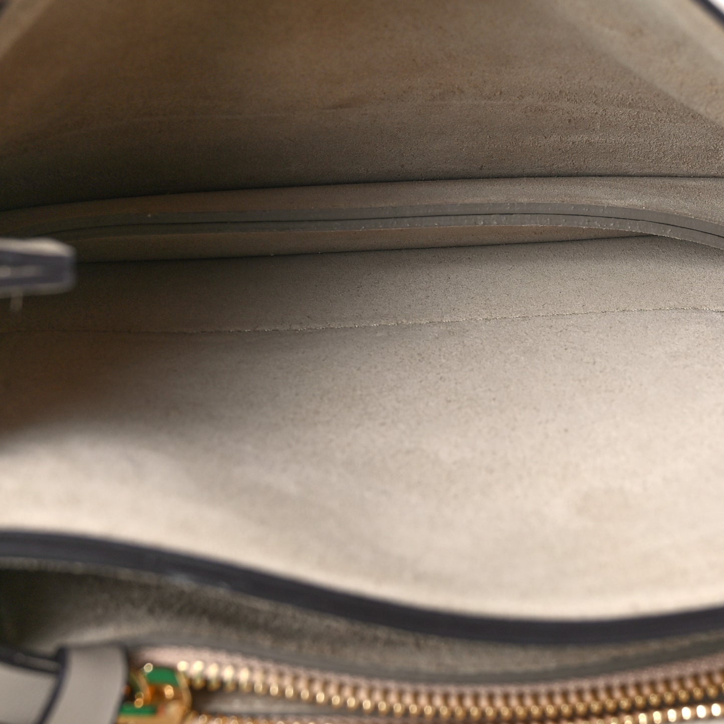 Suede Calfskin Small Faye Top Handle Bag Motty Grey