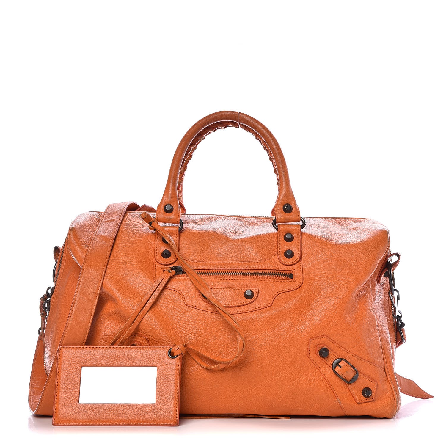 Balenciaga Agneau Classic Hardware Polly Tangerine 1 of 27