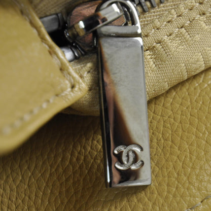 Chanel Caviar Mademoiselle Lock Cerf Shopper Tote Beige 7 of 10