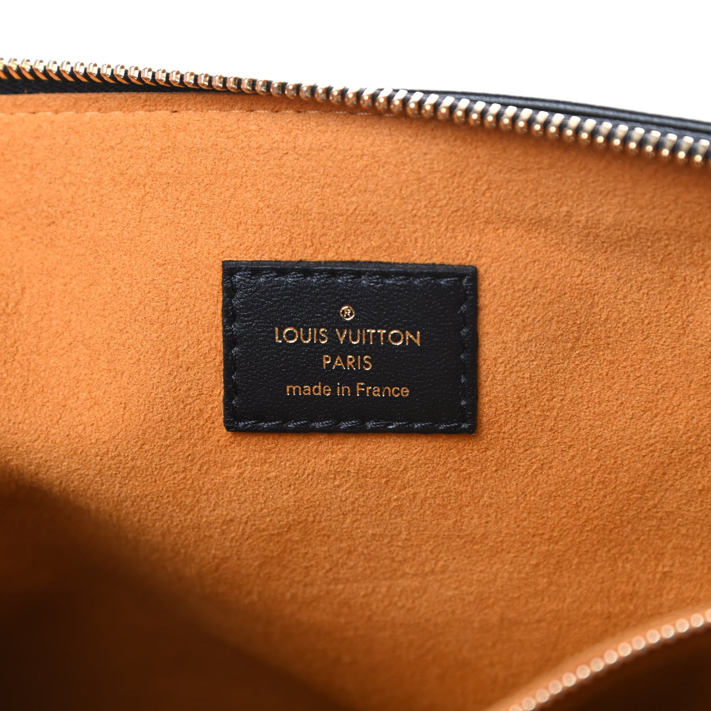 Lambskin Embossed Monogram Coussin MM Black