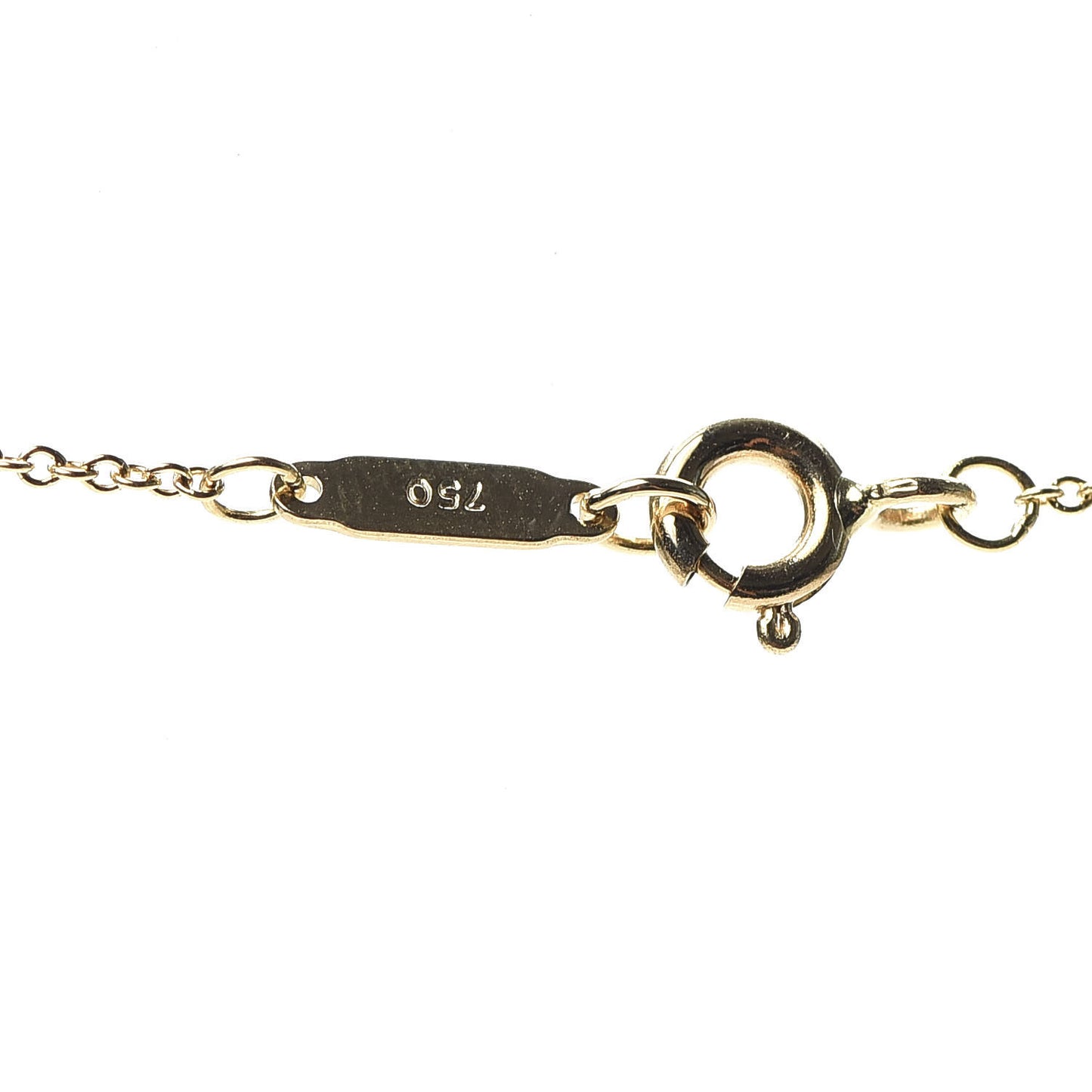 18K Yellow Gold Mini Heart Key Pendant Necklace