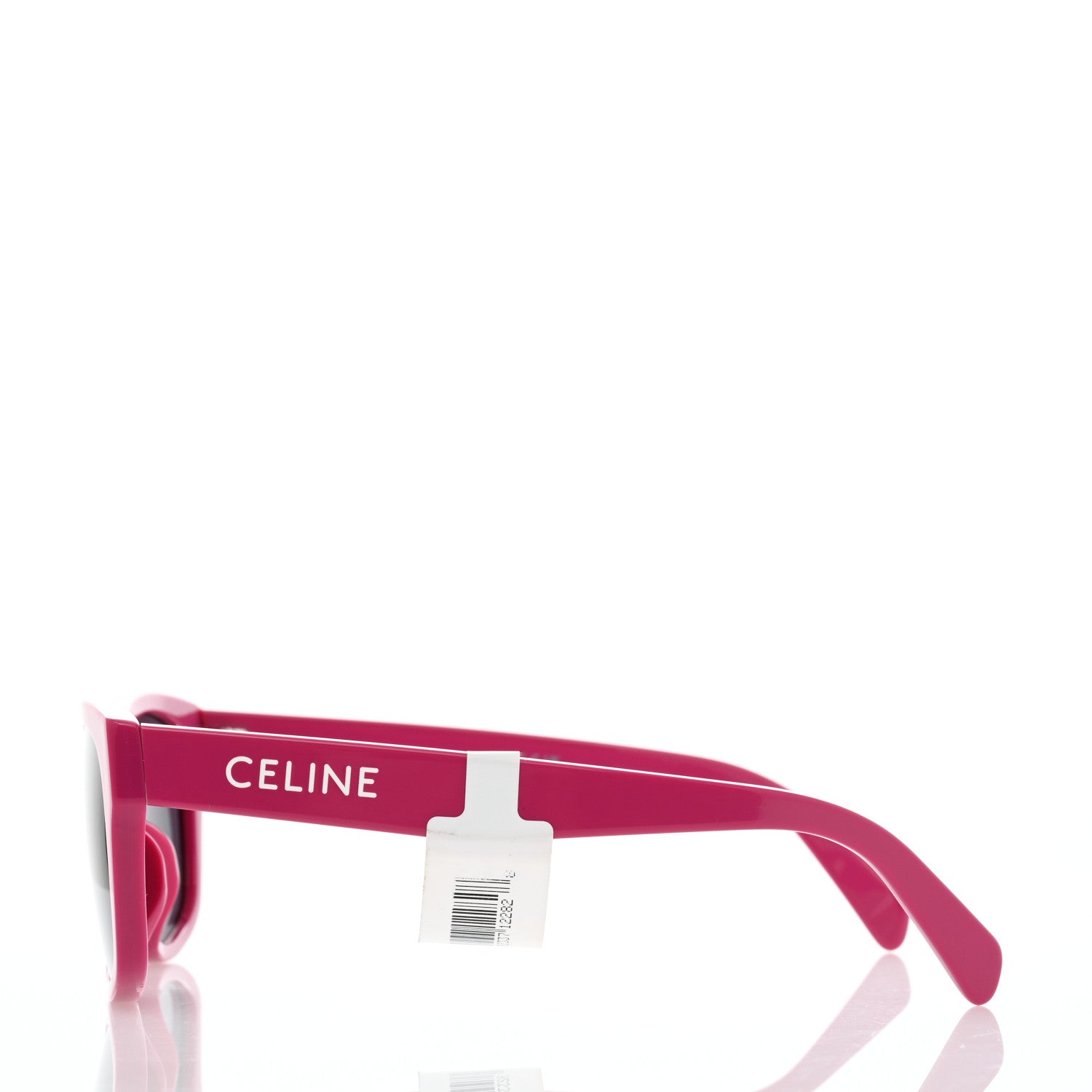 Celine Acetate Square Sunglasses CL40249U Shiny Pink Smoke 3 of 6