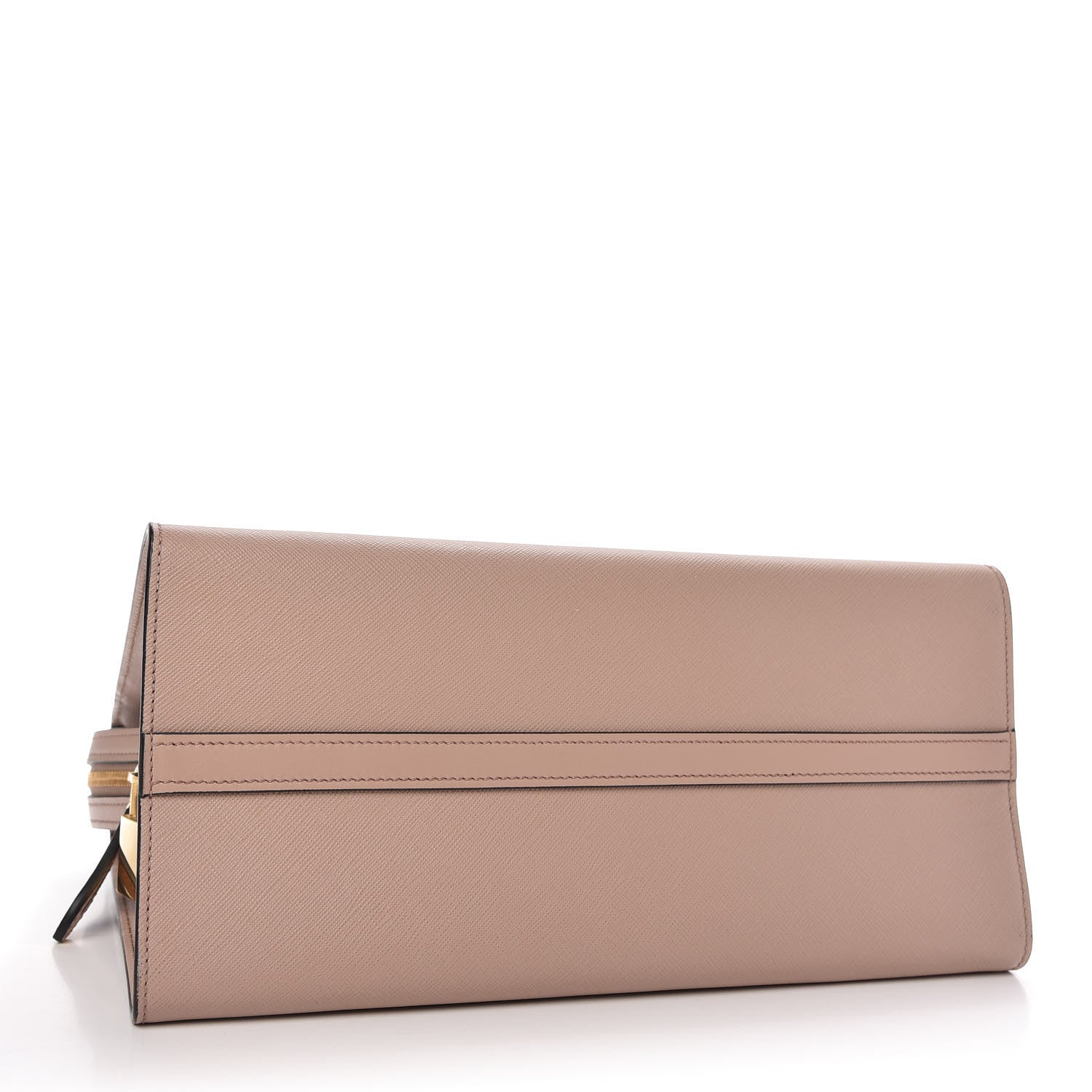 Prada Saffiano City Calfskin Medium Esplanade Cipria Baltico 4 of 11