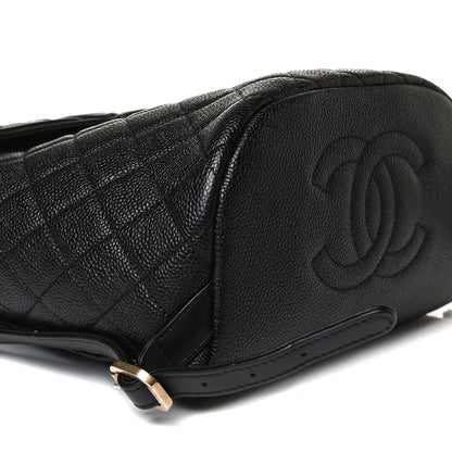 Chanel Caviar Quilted Filigree Backpack Black 7 of 15