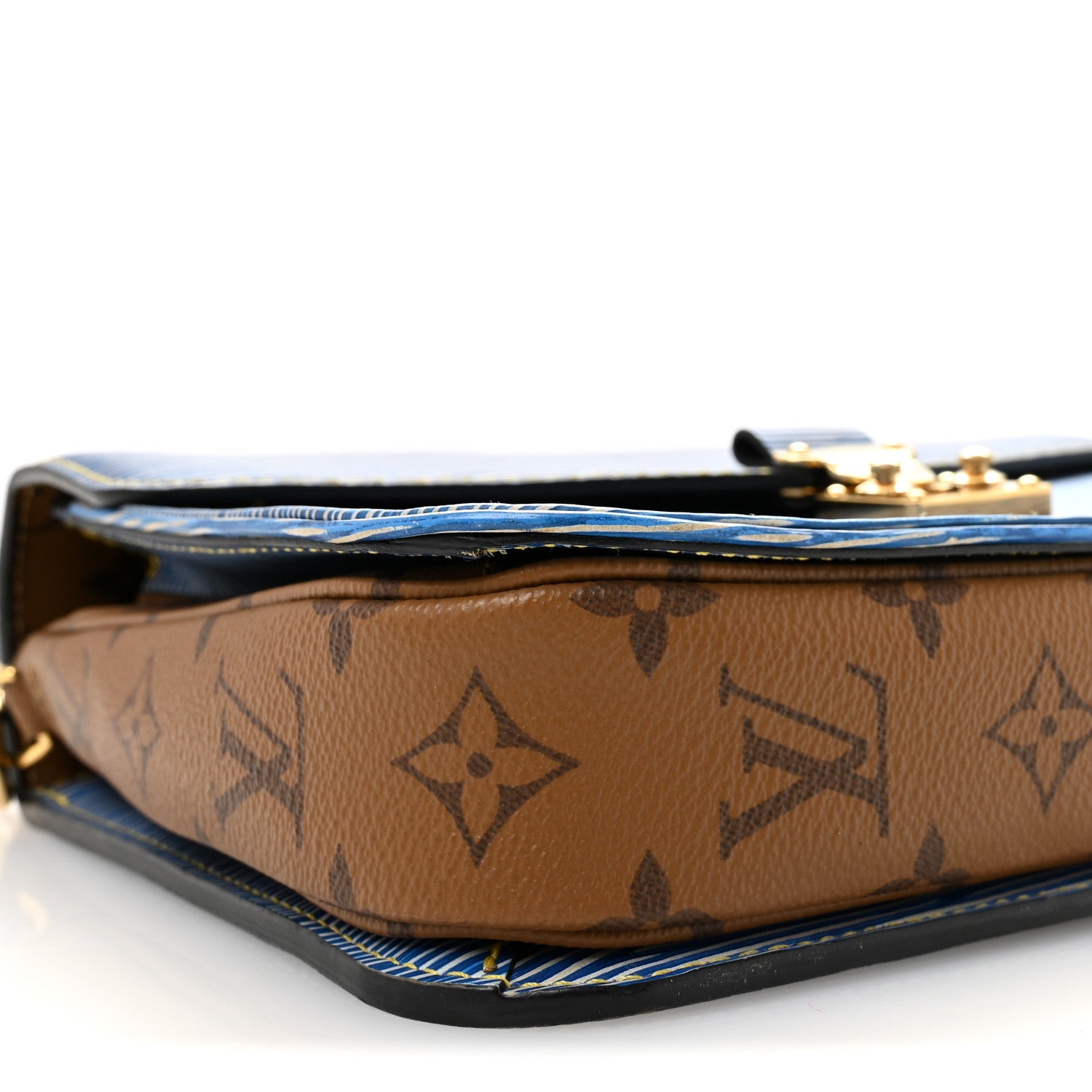 Louis Vuitton Epi Reverse Monogram Pochette Metis Denim Light 8 of 9