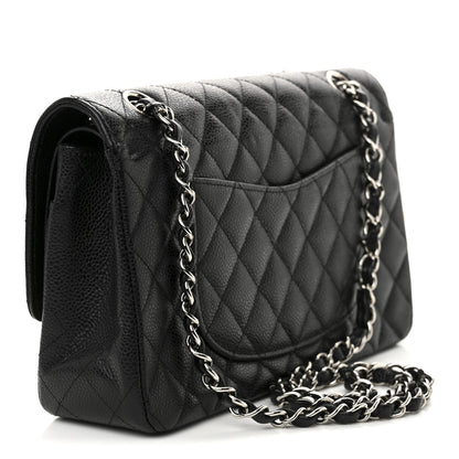 Chanel Caviar Quilted Medium Double Flap Black 3 of 11