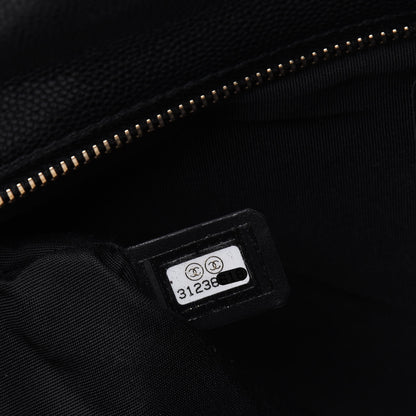 Chanel Caviar Quilted Flap Clutch Black 7 of 11