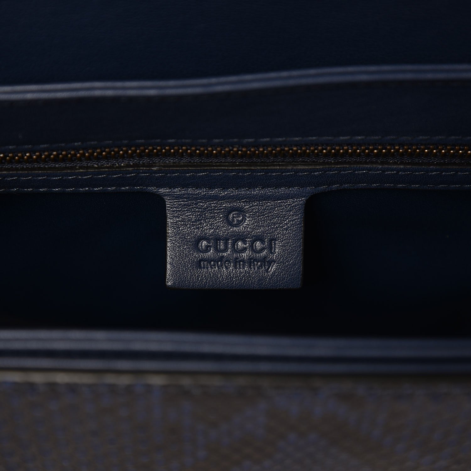 Gucci Soft Python Small Jackie Shoulder Bag Blue 7 of 8