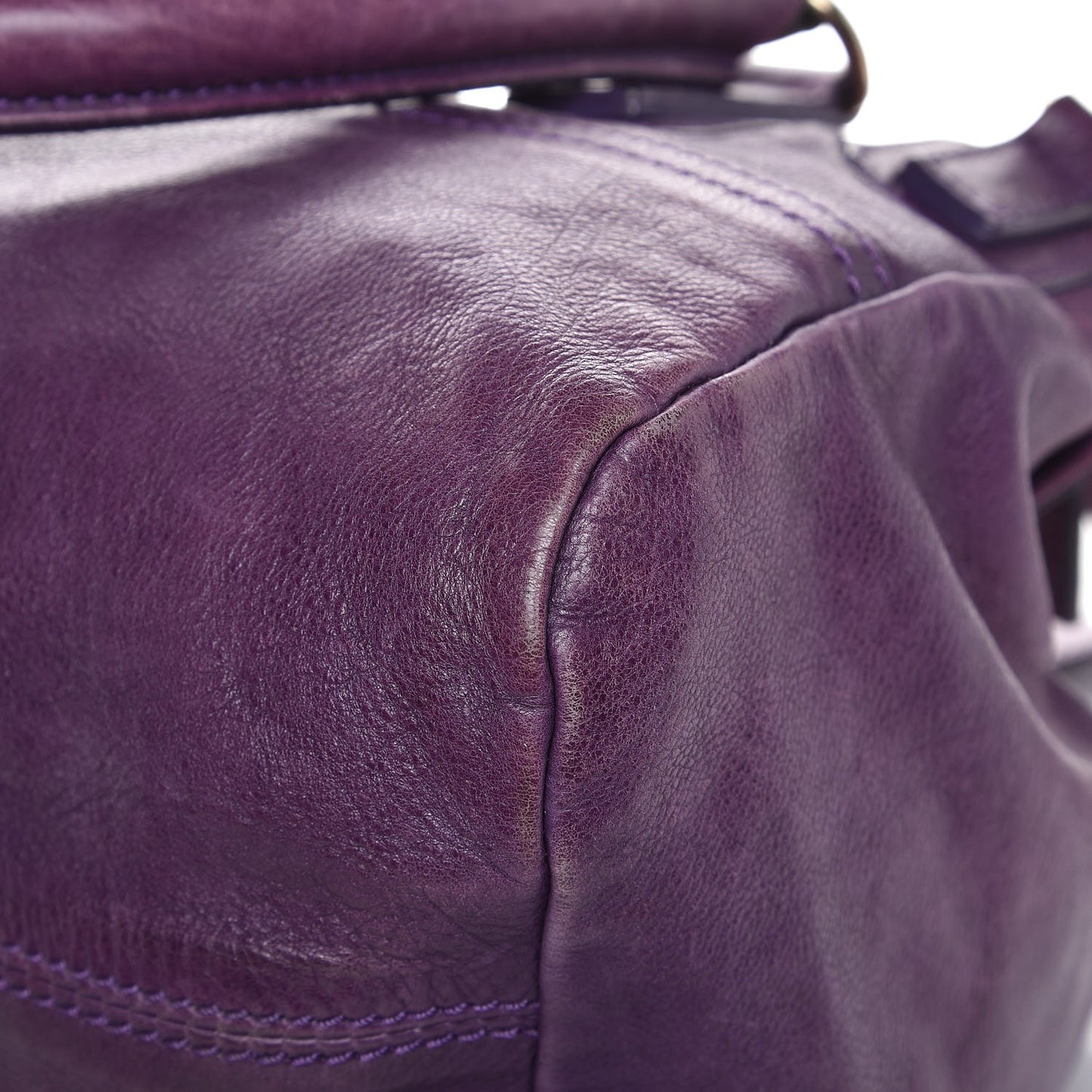 Sugar Goatskin Medium Pandora Dark Violet