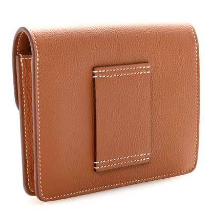 Hermes Evercolor Roulis Slim Wallet Gold 4 of 8