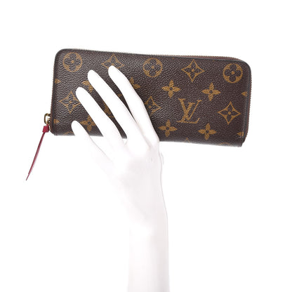 Louis Vuitton Monogram Clemence Wallet Fuchsia 2 of 7