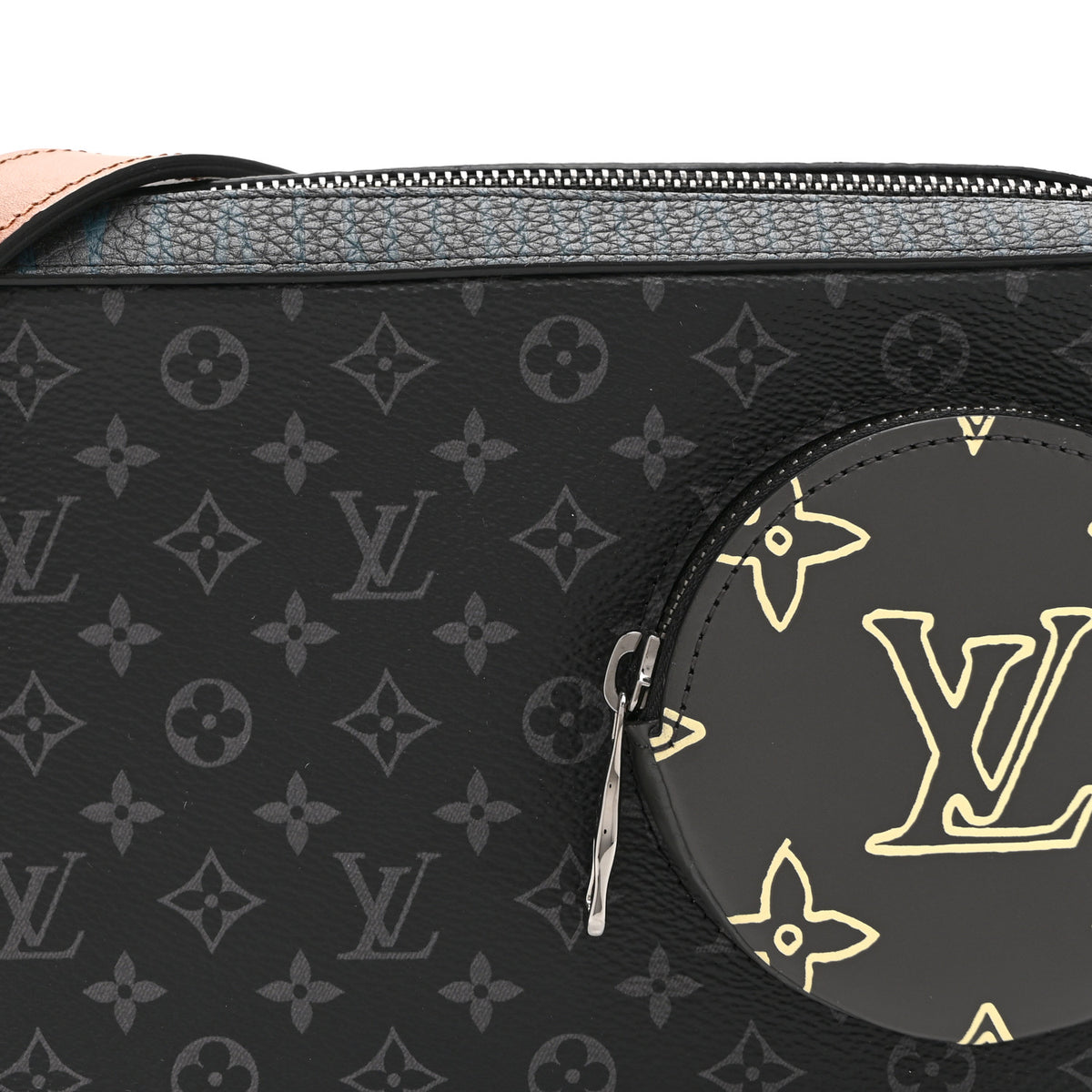 Louis Vuitton Monogram Eclipse Volga On Strap Crossbody Multicolor 7 of 9