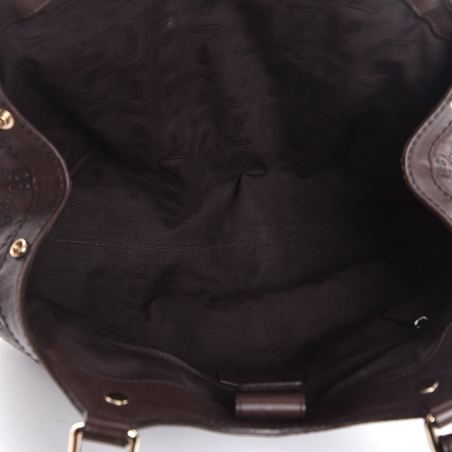 Guccissima Medium Sukey Tote Chocolate