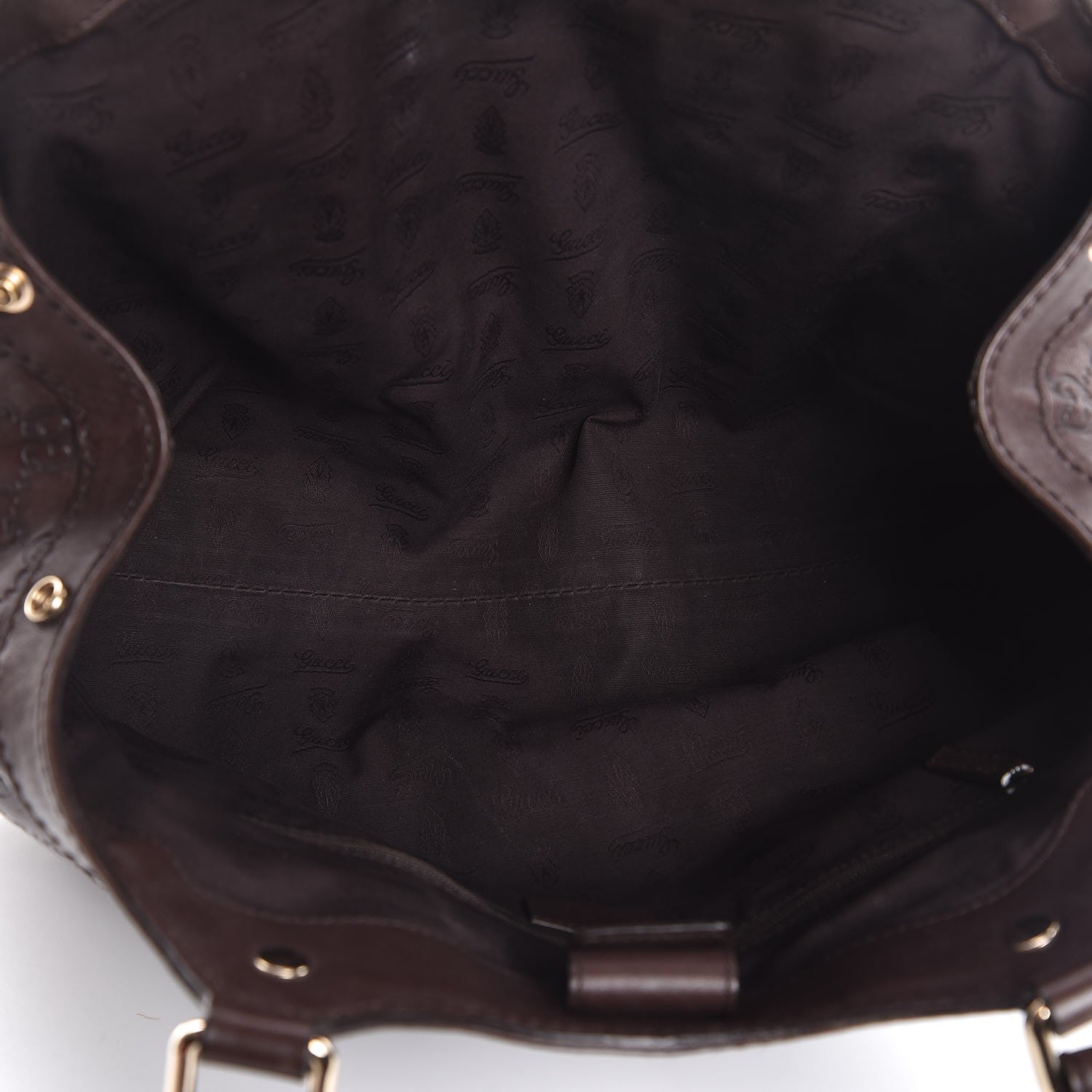 Gucci Guccissima Medium Sukey Tote Chocolate 5 of 7