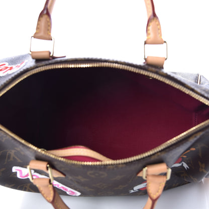 Louis Vuitton Monogram Patches Speedy Bandouliere 30 6 of 11
