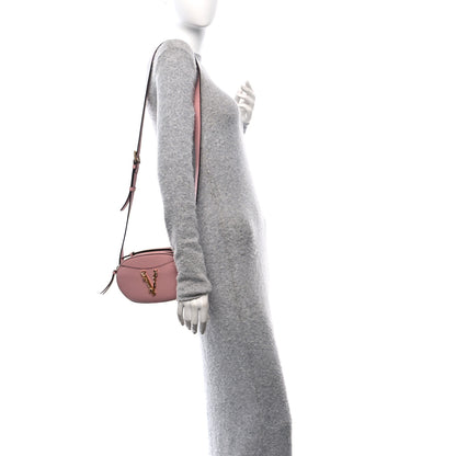 Versace Grainy Calfskin Virtus Top Handle Camera Bag Pink 2 of 9