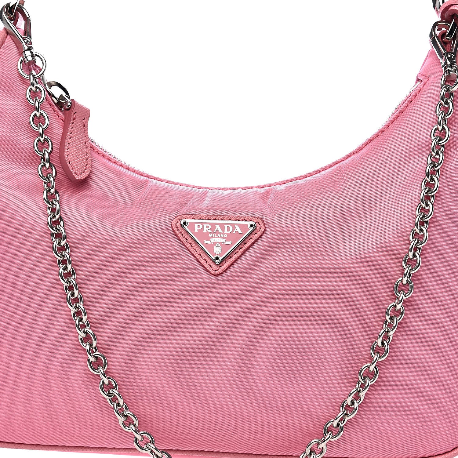 Prada Nylon Re-Edition 2005 Shoulder Bag Begonia 11 of 11