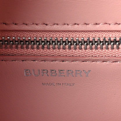 Burberry Calfskin Monogram Embossed Small TB Chain Bag Blush Pink 6 of 8