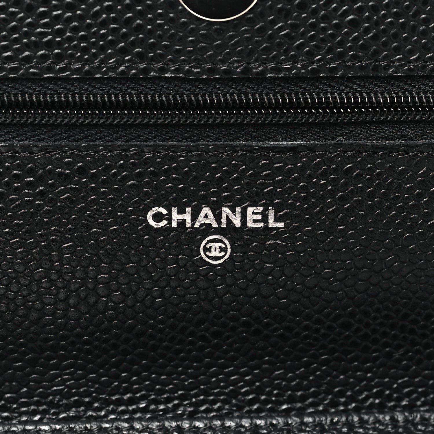 Chanel Caviar Quilted Wallet on Chain WOC Black 6 of 11