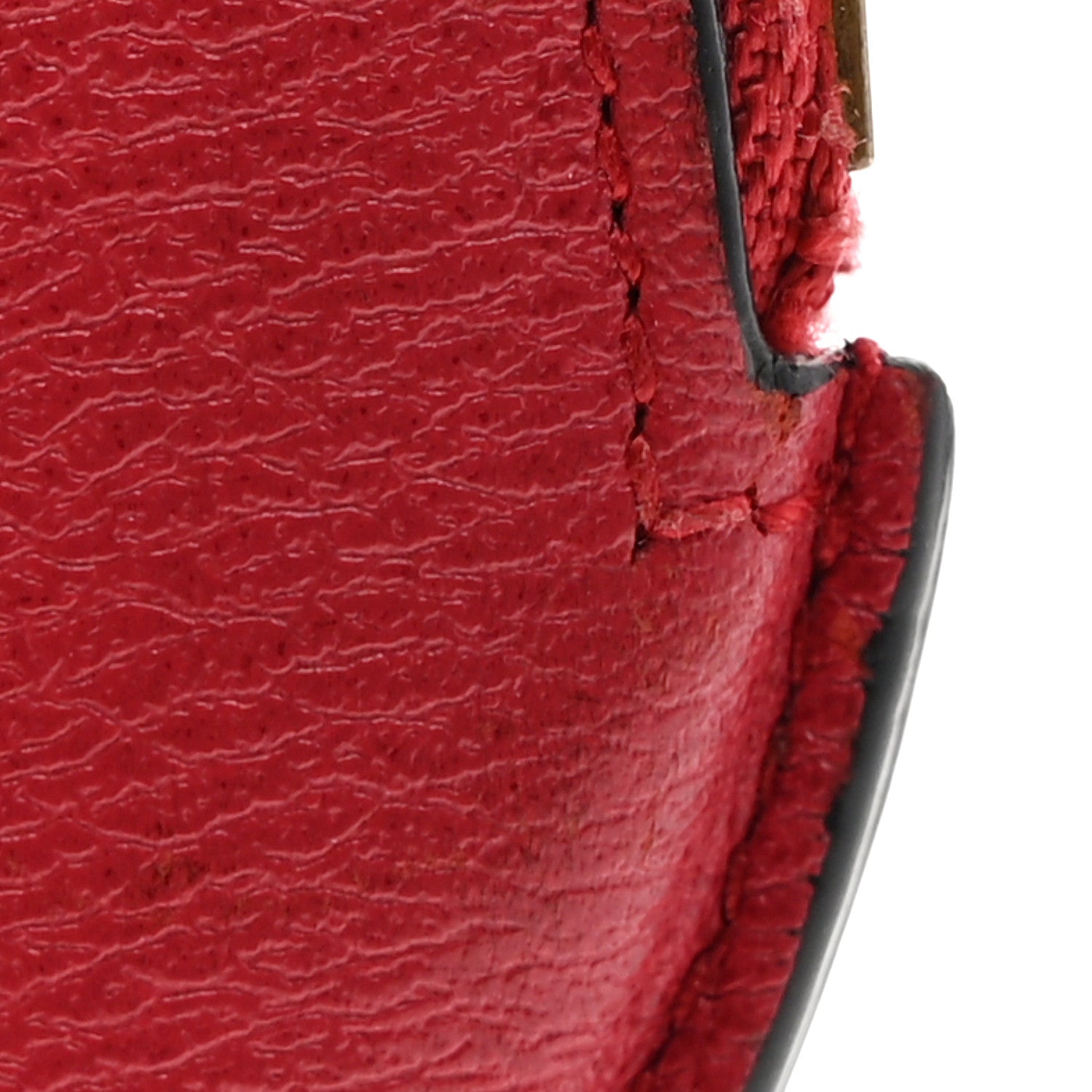 Loewe Calfskin Zip Coin Purse Red 8 of 9