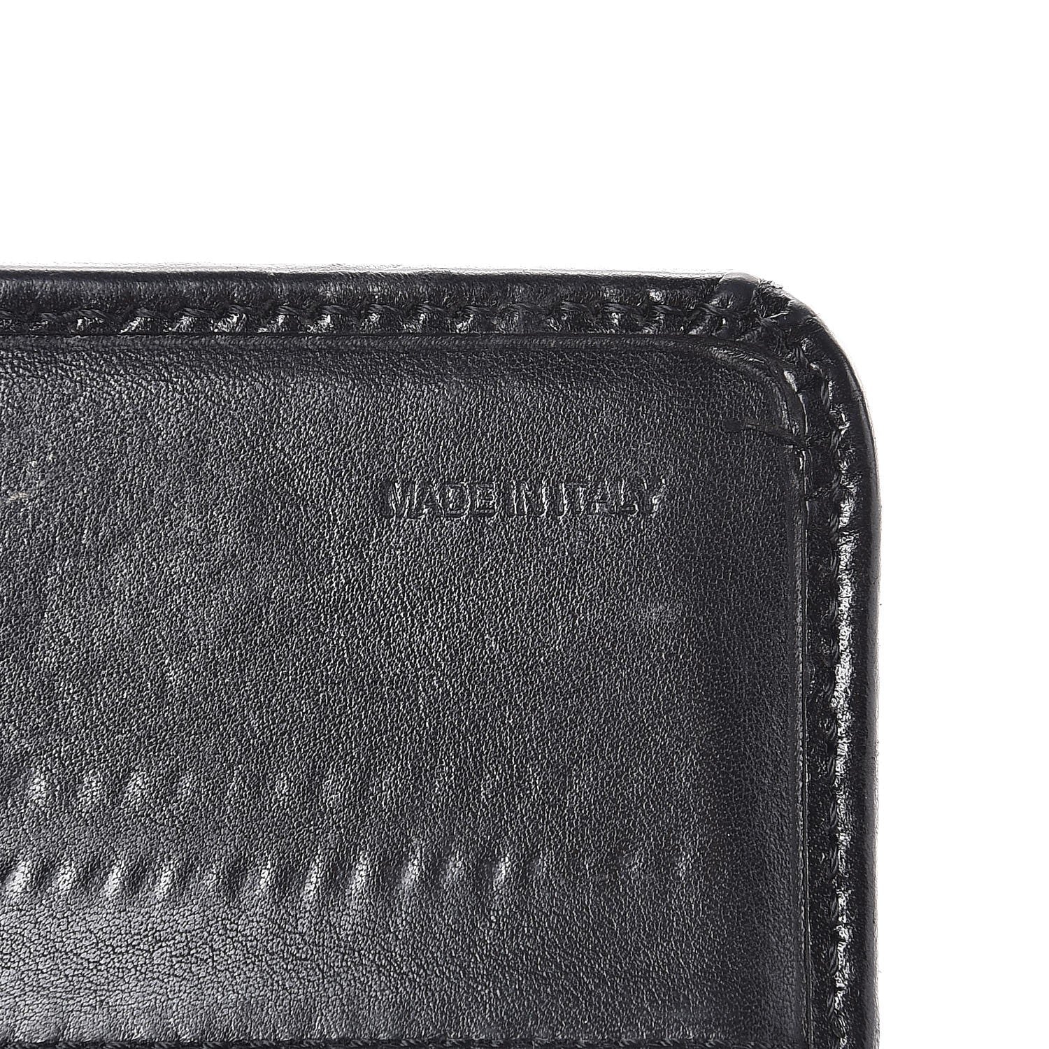 Burberry House Check Bridle Calfskin Penrose Continental Wallet Black 7 of 12