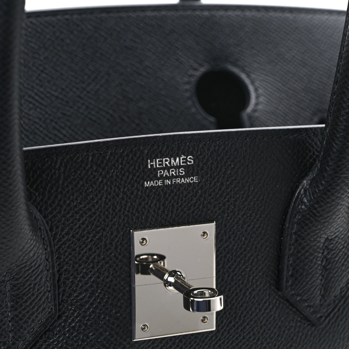 Epsom Birkin 30 Black