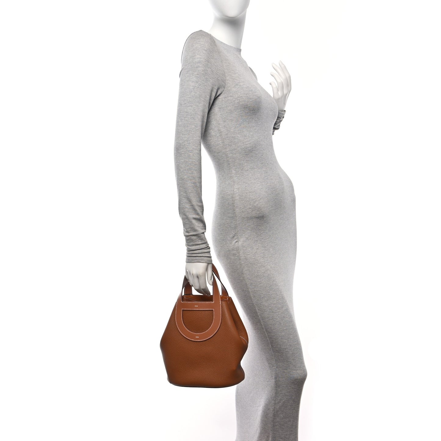 Taurillon Clemence Swift In-The-Loop 23 Bag Gold