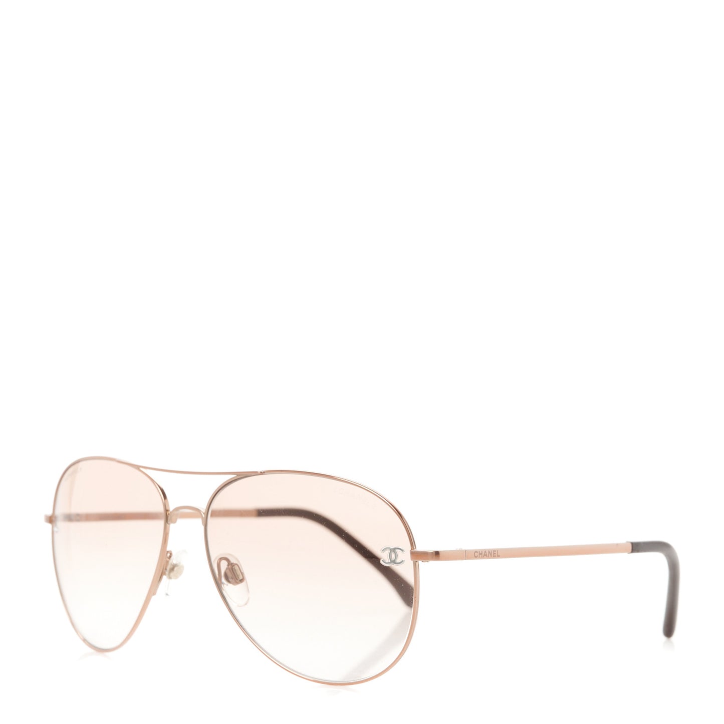 Metal Aviator CC Sunglasses 4189-T-Q  Rose