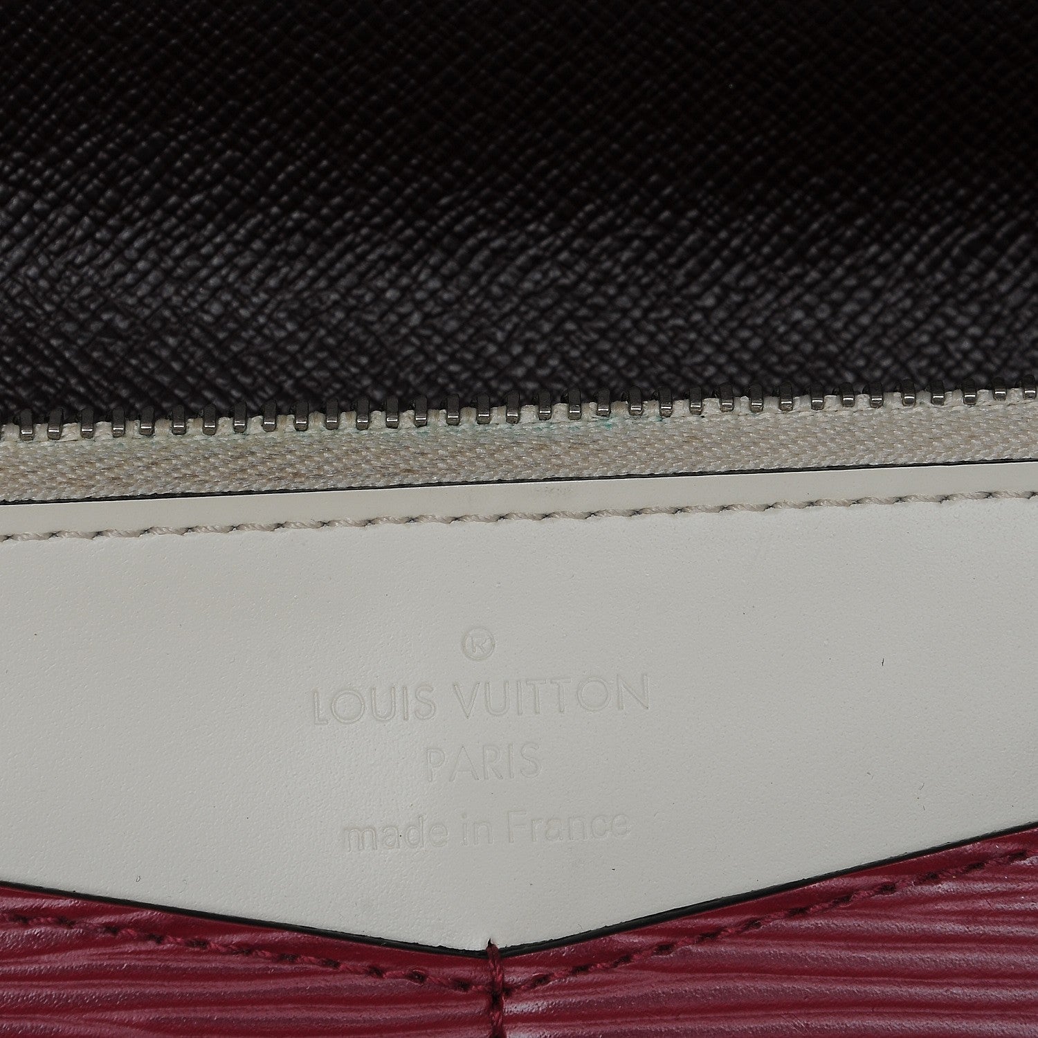 Louis Vuitton Electric Epi Flore Wallet Tri-Color Prune 7 of 8