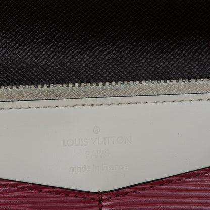 Louis Vuitton Electric Epi Flore Wallet Tri-Color Prune 7 of 8
