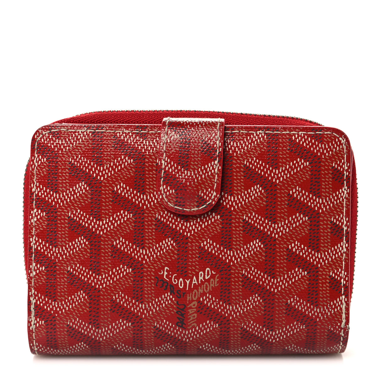 Goyard Goyardine Tuileries Wallet Red 1 of 9