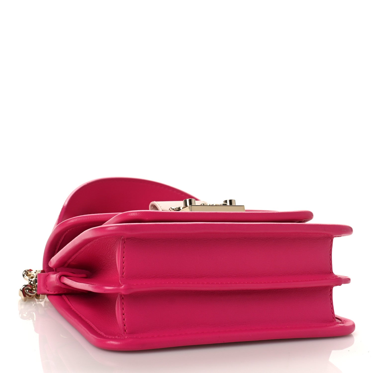 MCM Visetos Mini Patricia Satchel Pink 4 of 8