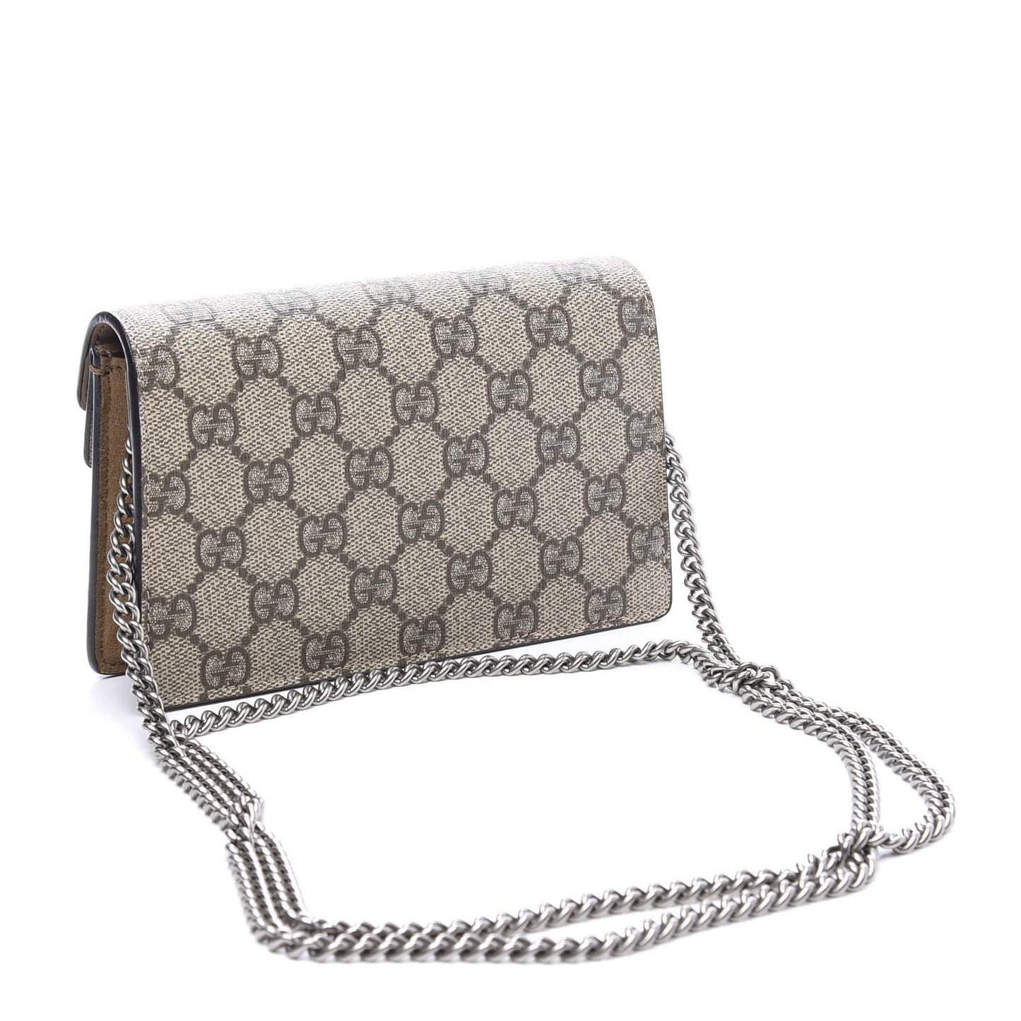 GG Supreme Monogram Super Mini Dionysus Shoulder Bag Taupe