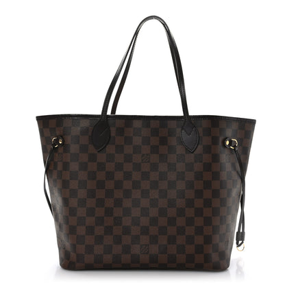Louis Vuitton Damier Ebene Neo Neverfull MM Rose Ballerine 1 of 9