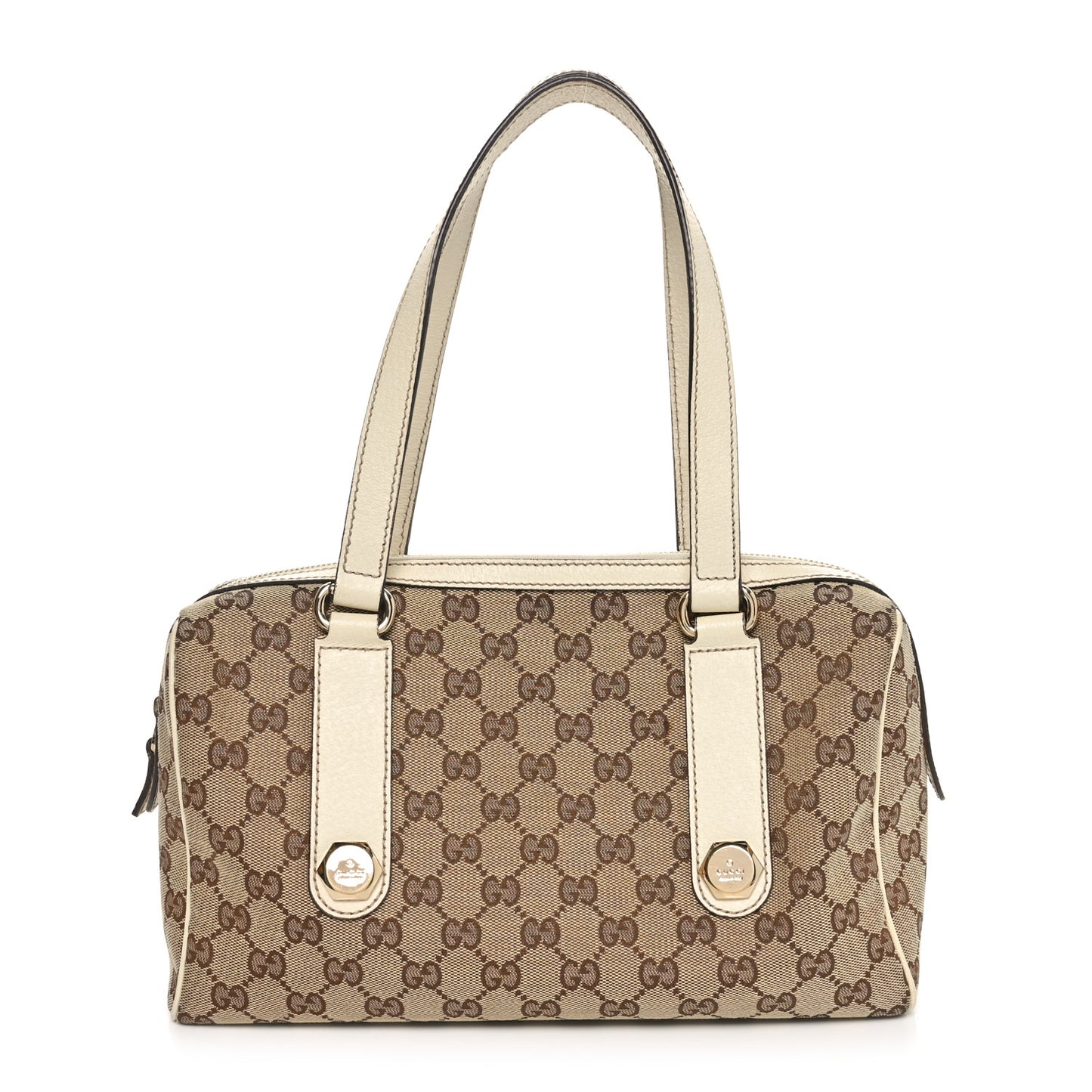 Monogram Small Charmy Boston White