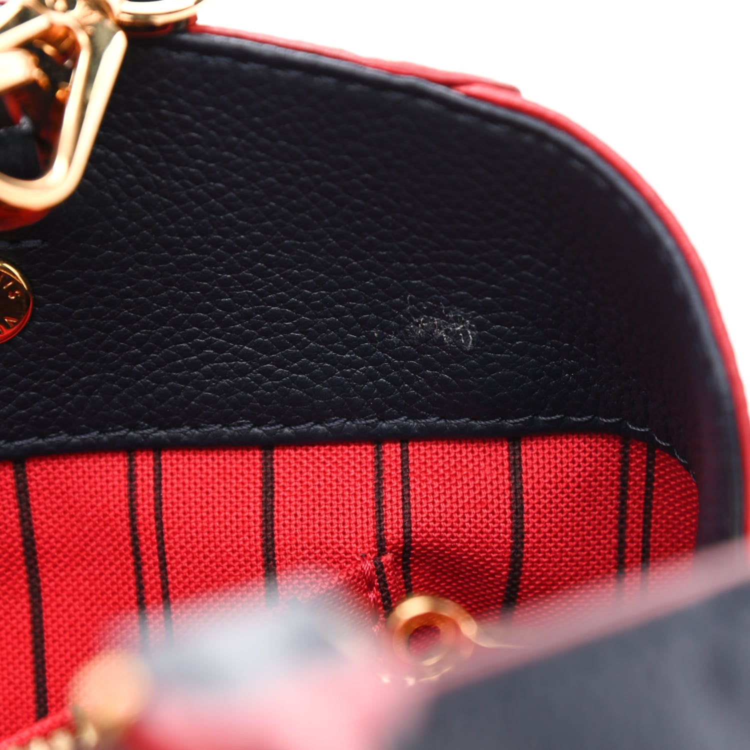 Louis Vuitton Empreinte Montaigne MM Marine Rouge 8 of 12