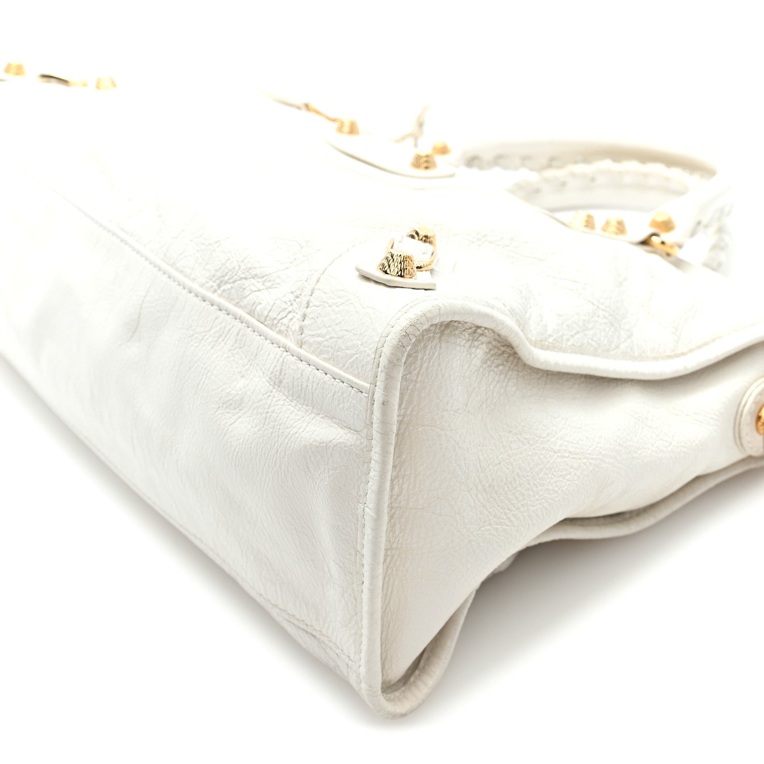 Balenciaga Agneau Giant 12 Gold Hardware City Blanc Creme Light Craie 10 of 10