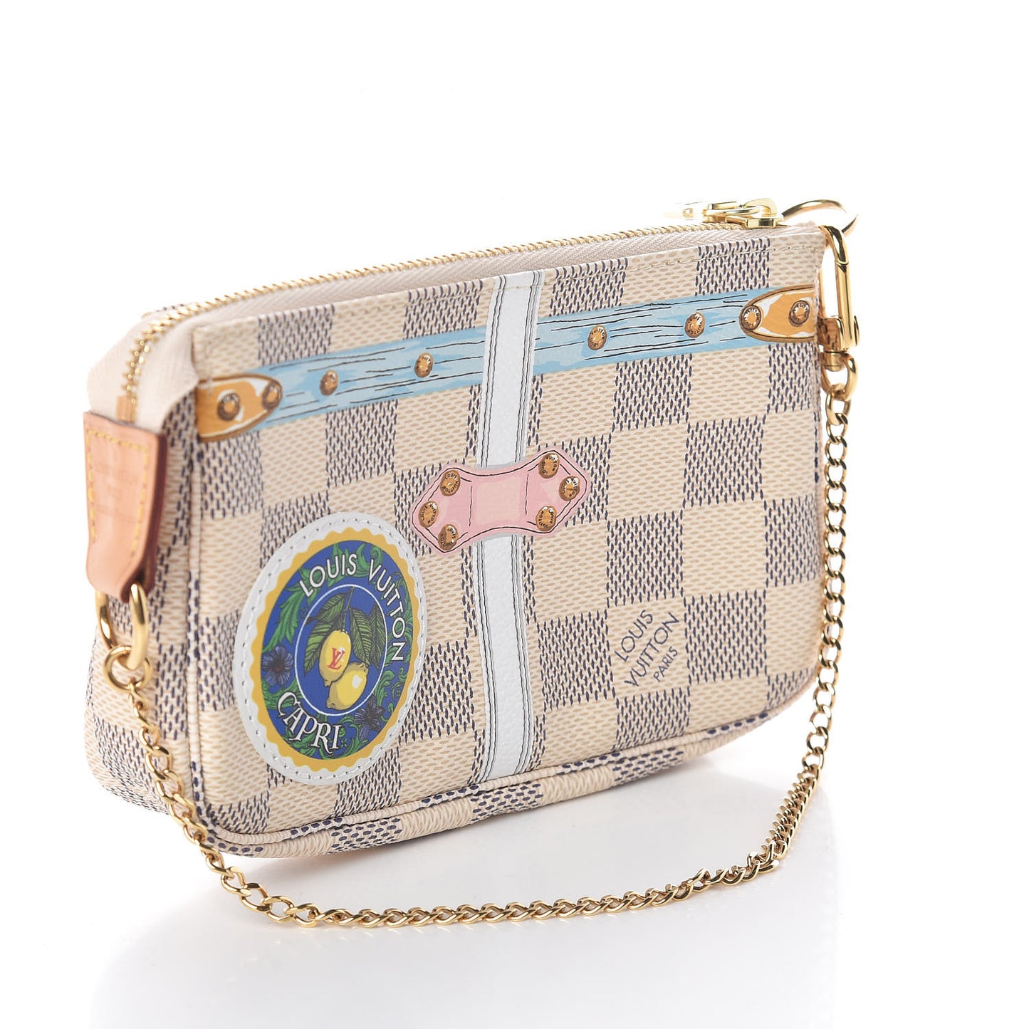 Damier Azur Summer Trunks Capri Mini Pochette Accessories