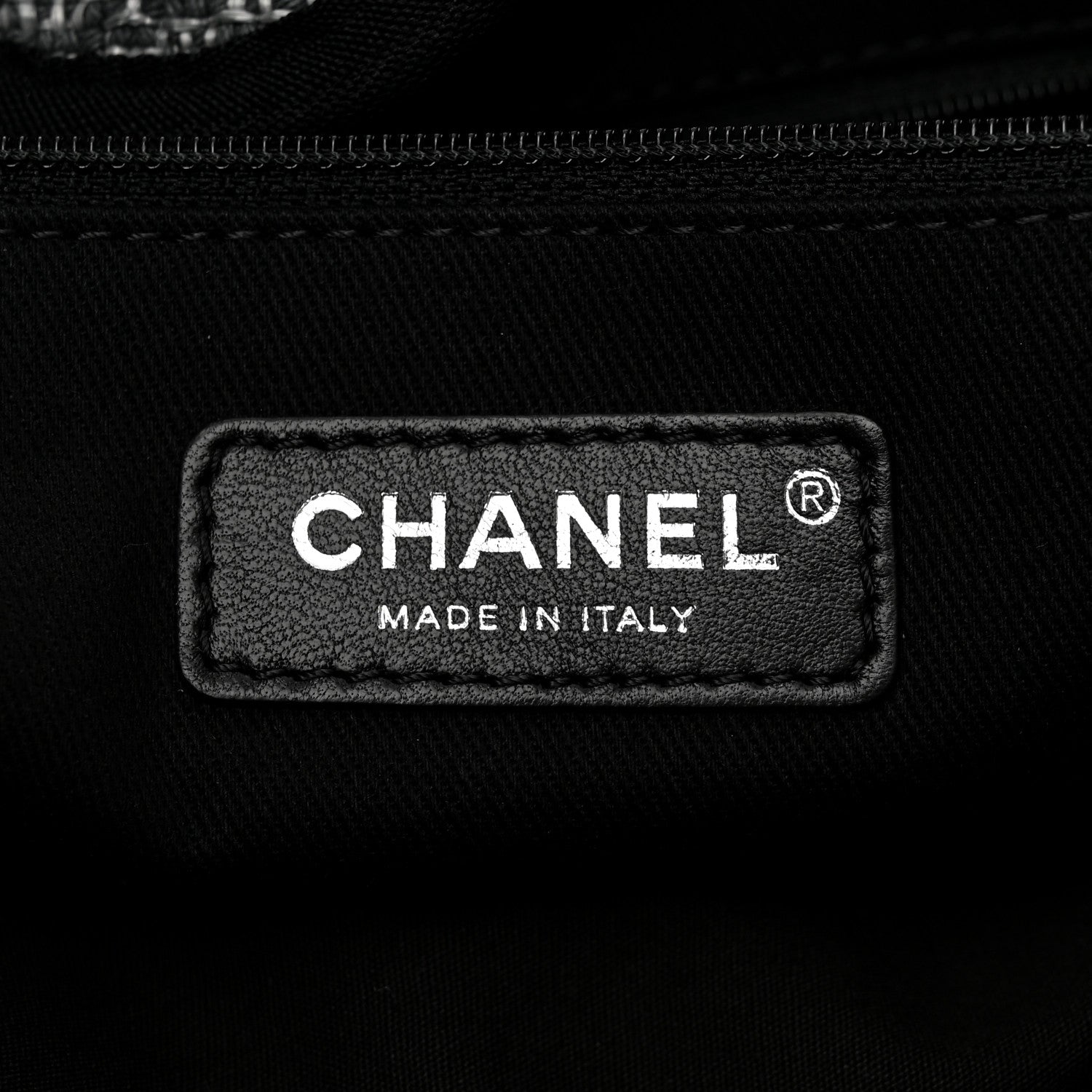 Chanel Canvas Medium Deauville Tote Charcoal 6 of 10