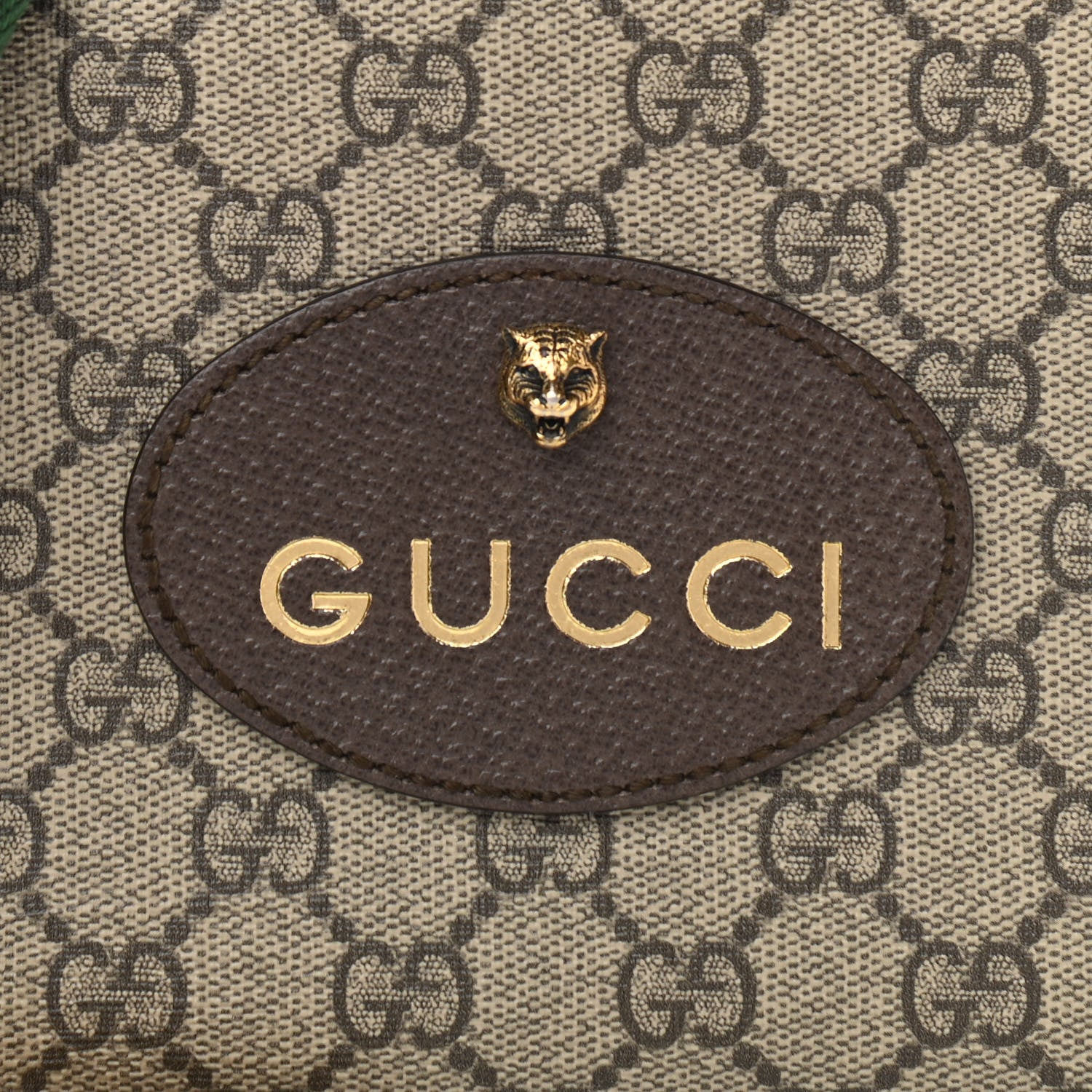 Gucci GG Supreme Monogram Web Neo Vintage Shoulder Bag Beige New Acero Crop 8 of 11
