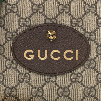 Gucci GG Supreme Monogram Web Neo Vintage Shoulder Bag Beige New Acero Crop 8 of 11