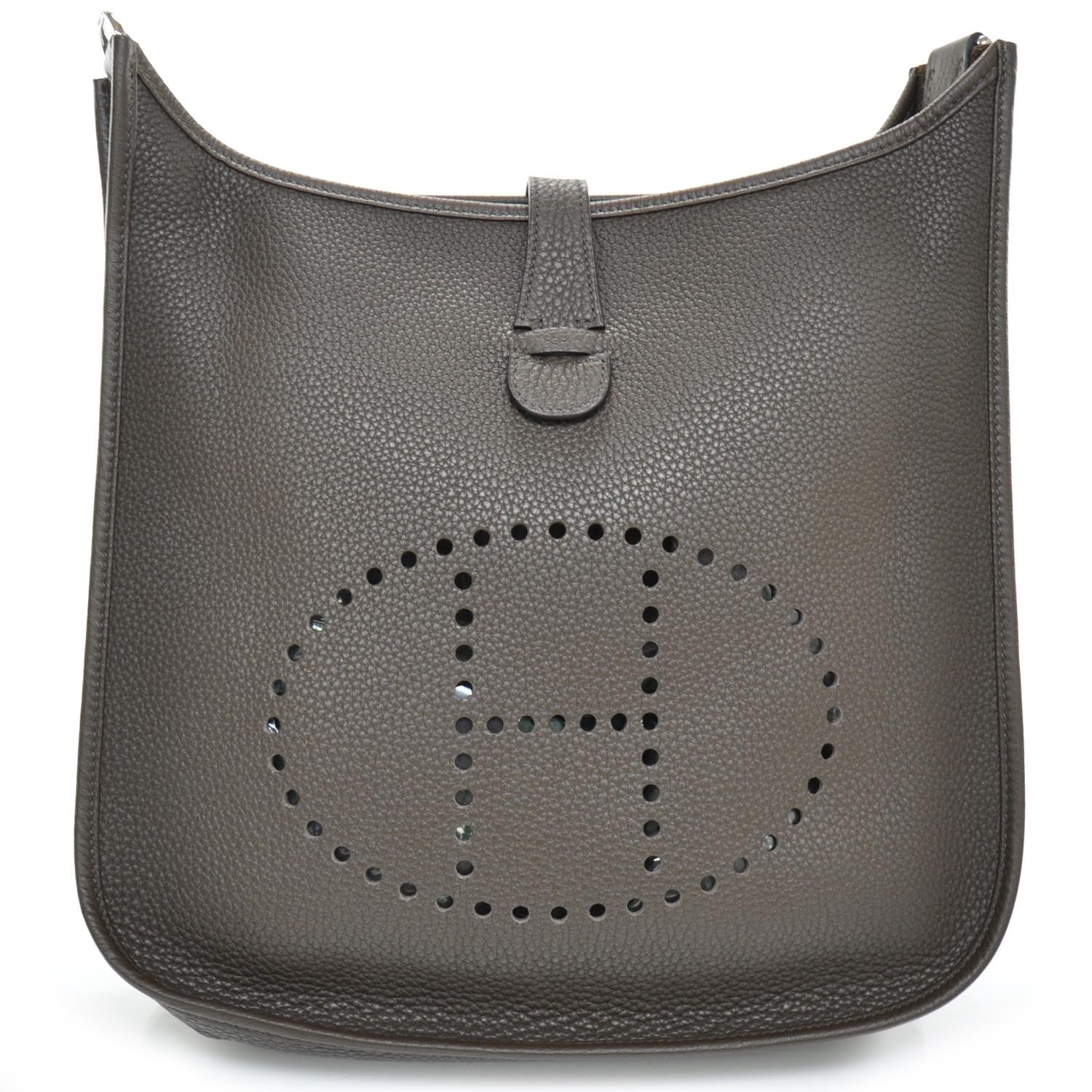 Hermes Taurillon Clemence Evelyne III GM Messenger Bag 1 of 8