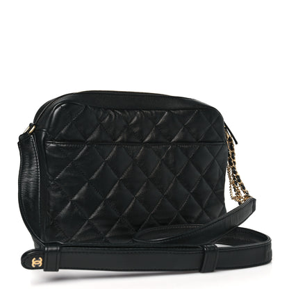 Chanel Calfskin Quilted Small Camera Case Black 3 of 10