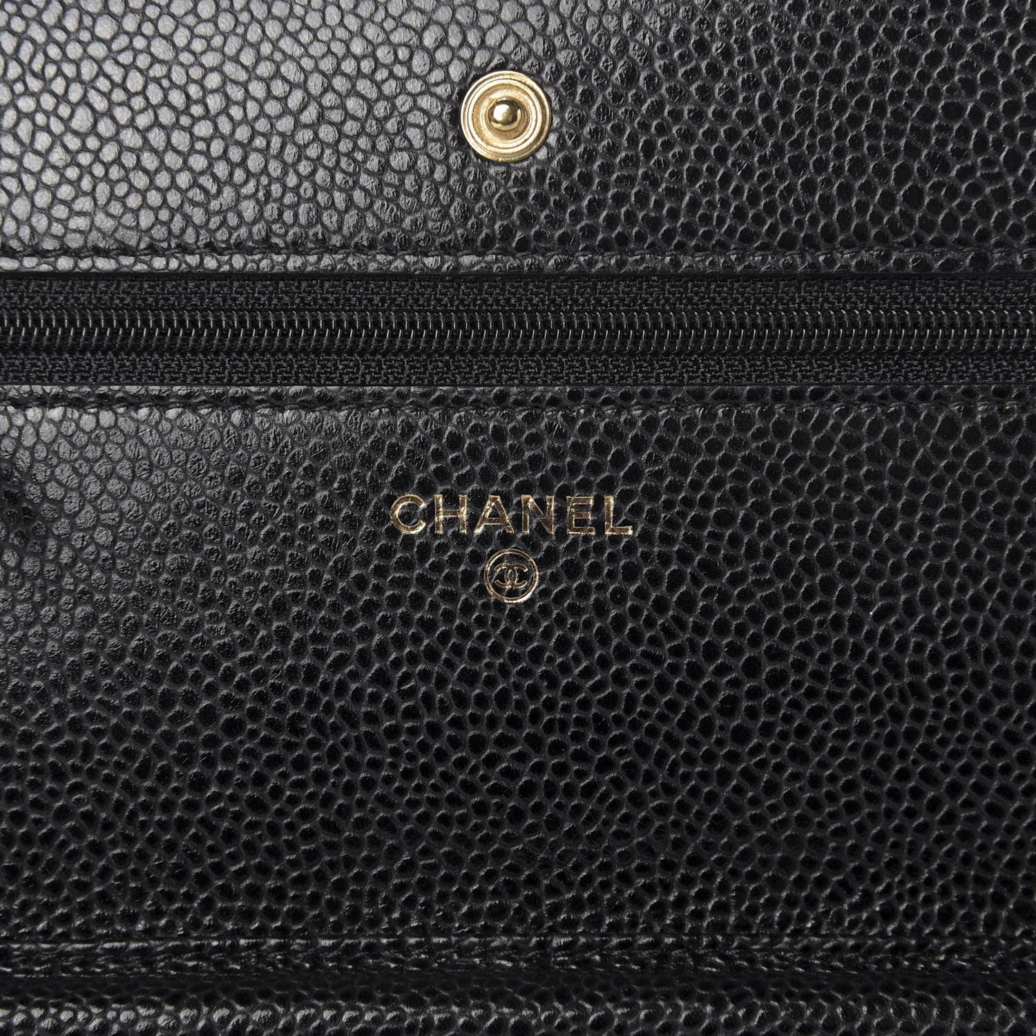 Chanel Caviar Quilted Wallet On Chain WOC Black 8 of 10
