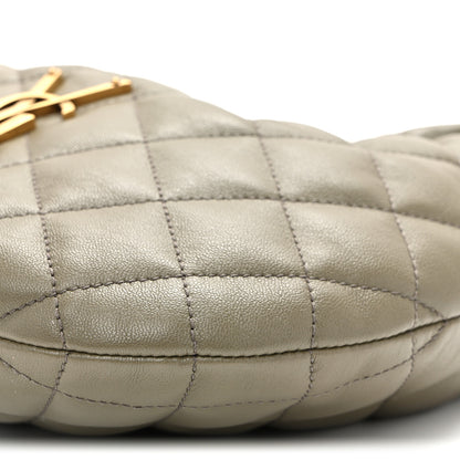 Saint Laurent Lambskin Quilted Icarino Bag Dark Strong Moss 10 of 10